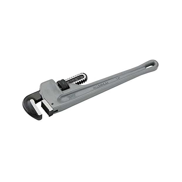 MAXPOWER Llave de tubo de 30 pulgadas, llave de tubería recta de aluminio  Llave de tubo ajustable resistente : Herramientas y Mejoras del Hogar 
